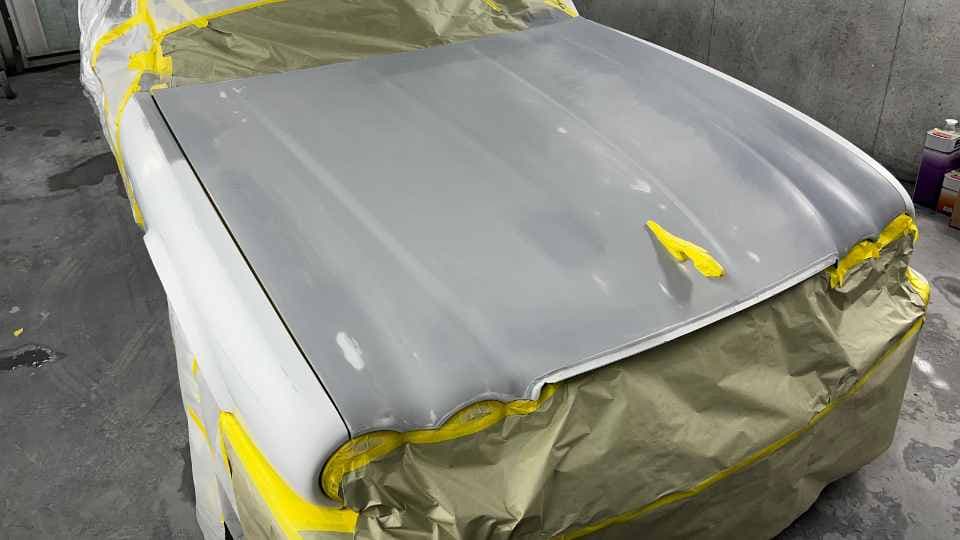 After repair: Mirror-smooth panel finish with flawless factory paint matching and clear coat